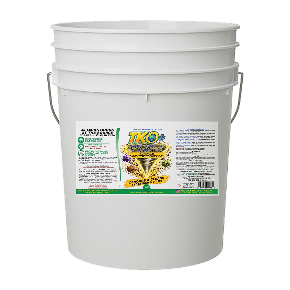 TKO+ FACILITY MAINTENANCE 5 GALLON PAIL |  SPECIAL ORDER BULK PURCHASE