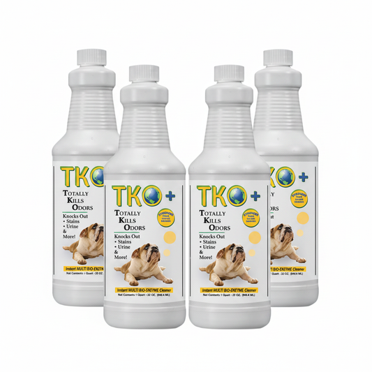 TKO+ 4 Quart Value Pack - 4 bottles staggered arrangement
